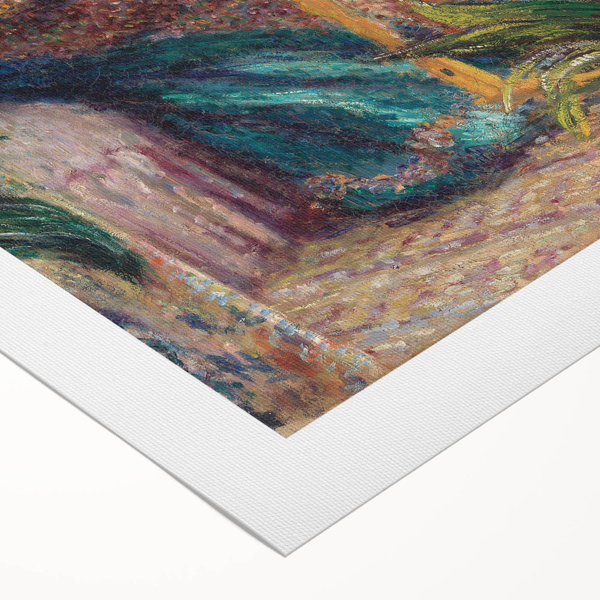 Impressionist Portrait - Madame Monet Embroidering by Claude Monet Art