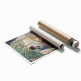 Impressionist Portrait - Madame Monet Embroidering by Claude Monet Art