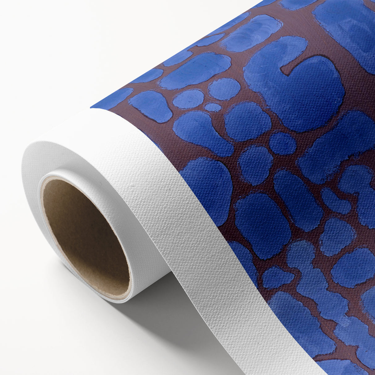 Abstract Modern Art in Rich Blues - Unique Contemporary Wall Decor