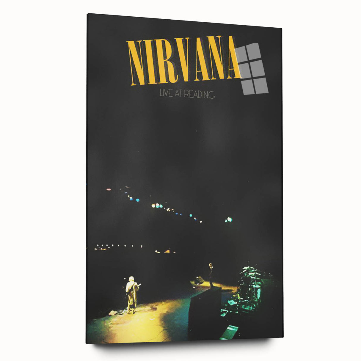 Nirvana Live at Reading Poster - Retro Concert Art - Vintage Rock Print