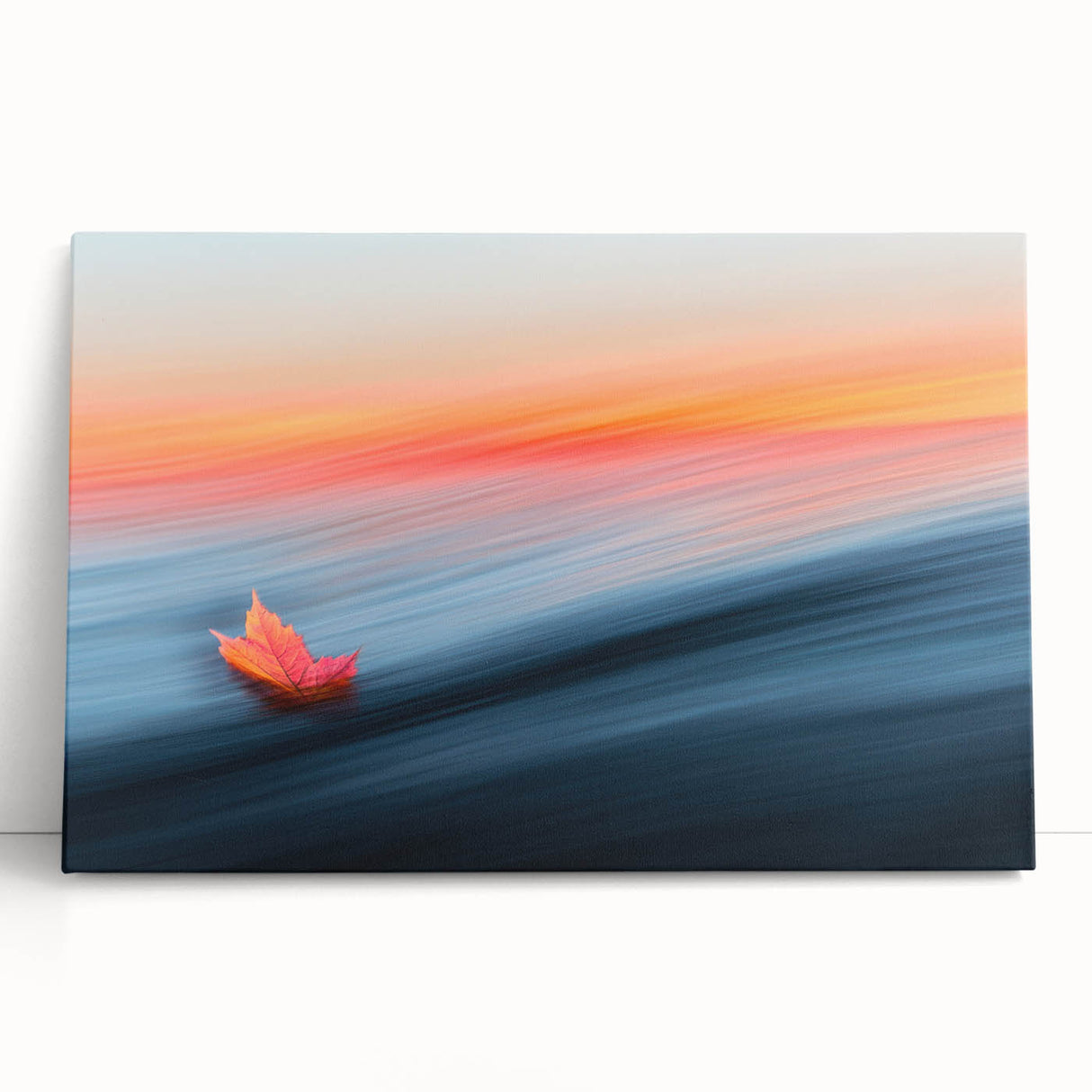 Autumn Leaf in Motion – Abstract Nature Wall Art Photography