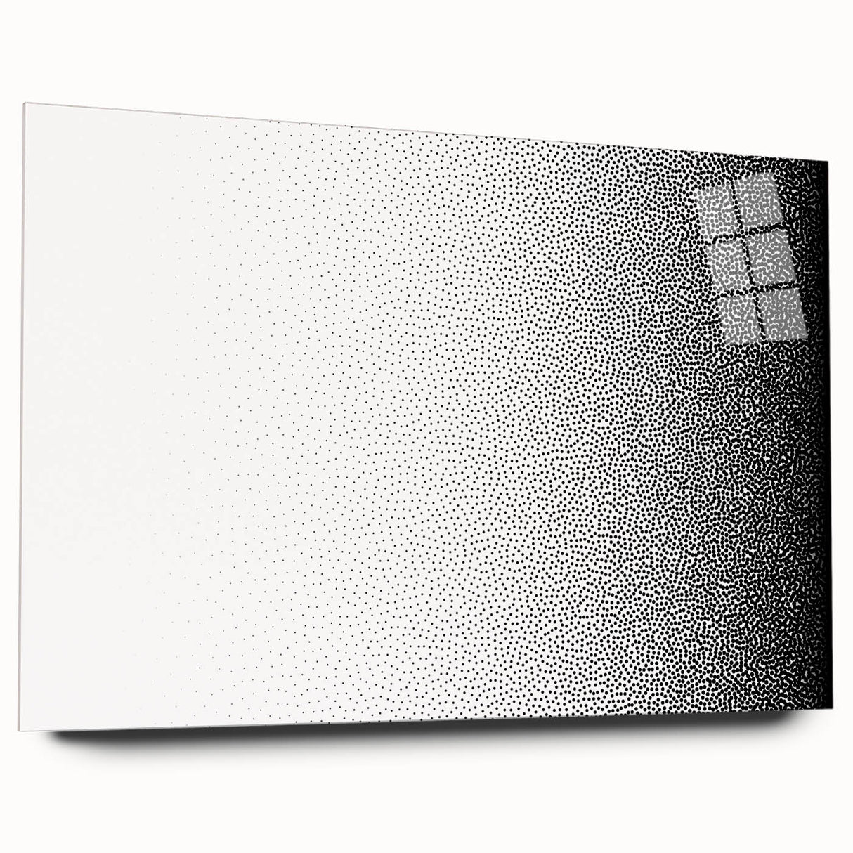 Minimalist Halftone Gradient Bedroom Wall Art – Framed & Canvas