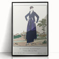 Chic Art Deco Wall Art - Le Paysage Romantique Fashion Illustration
