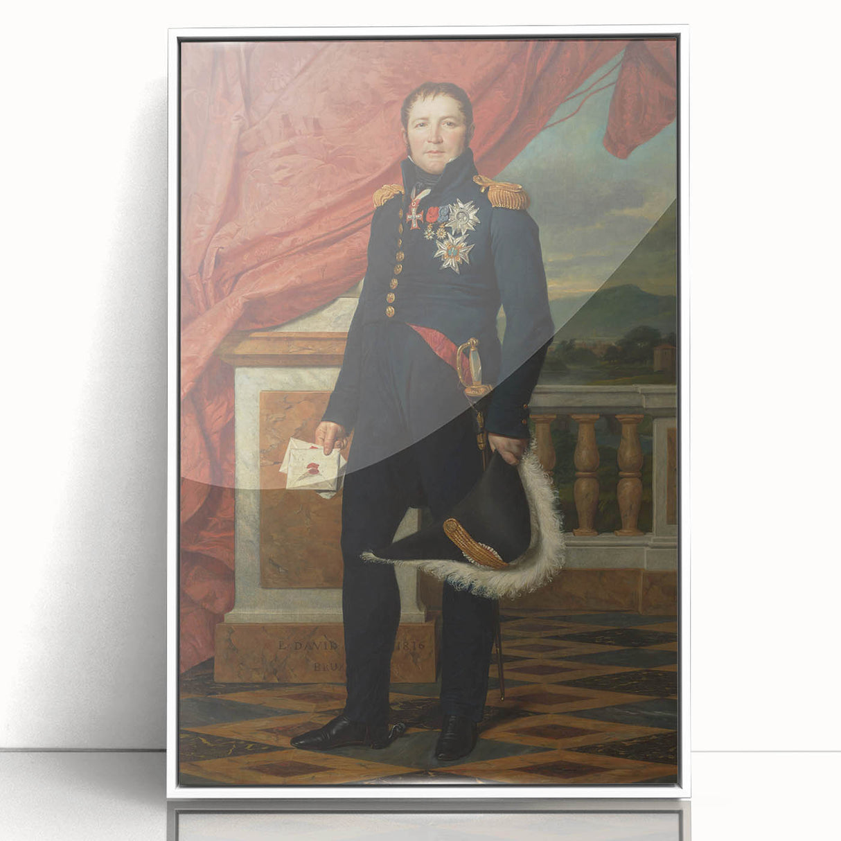Neoclassical Art Print: General Étienne Gérard by David - Historic Portrait
