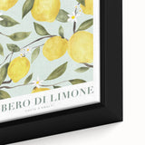 Extra large black wall art featuring colorful, textured fruits on framed canvas, ideal for living room decor.