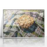 Acrylic framed poster of assorted pastries in soft pastel colors, suitable for modern nursery decor.