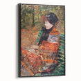 Autumn, Portrait of Lydia Cassatt - Vibrant Portrait by Mary Cassatt