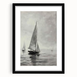 Black-framed landscape art featuring a scenic view, elegantly matted for enhanced presentation. Perfect for modern home decor, enhancing any living space with natural beauty.