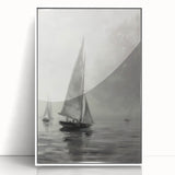 Framed acrylic artwork showcasing a vibrant landscape design with a white border, perfect for modern home decor. Ideal for enhancing living spaces with natural beauty.