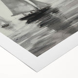 Rolled canvas showcasing a vibrant landscape design with rich colors and intricate details, elegantly packaged in a protective cardboard tube for safe transport.