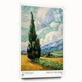 Impressionist style wall art depicting a vibrant, multicolored scene on acrylic glass.