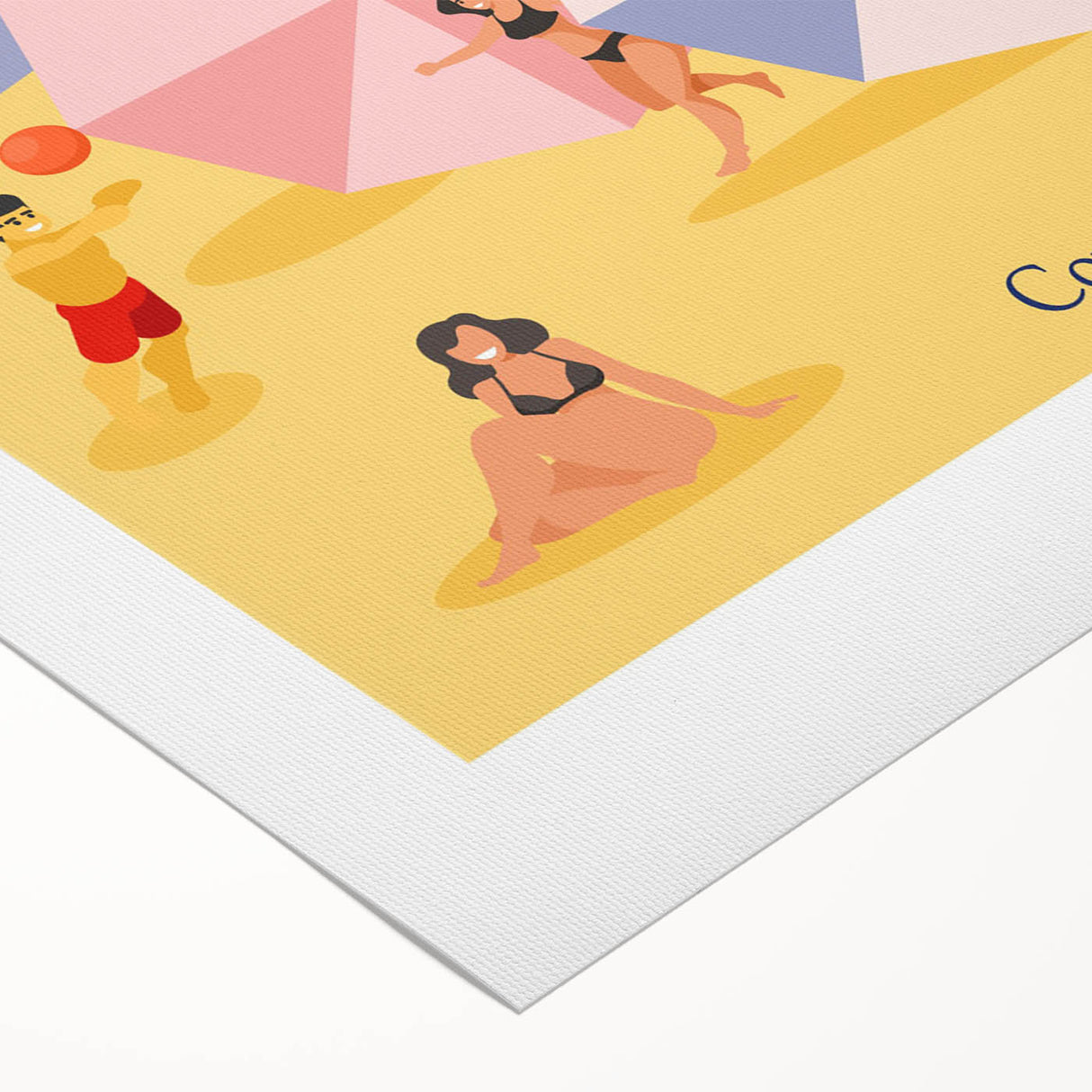 Retro Brazil Travel Poster – Copacabana Beach Vintage Print