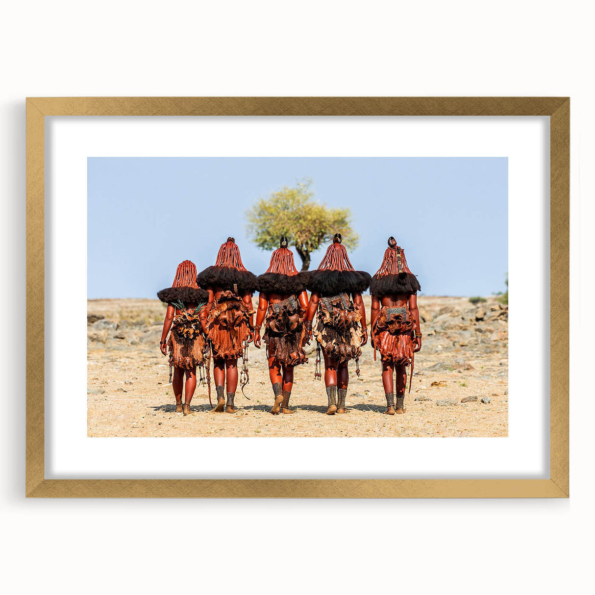 Textured art of an abstract Namibian landscape in earthy tones on a framed canvas, suitable for bedroom decor.