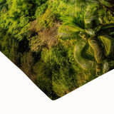 Large art depicting a black and white landscape of Puerto Rican scenery on a stretched canvas, ideal for bedroom wall decor.