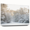 Large abstract wall art depicting a European scenery in Denmark on acrylic glass, suited for bedroom or dining room decor.