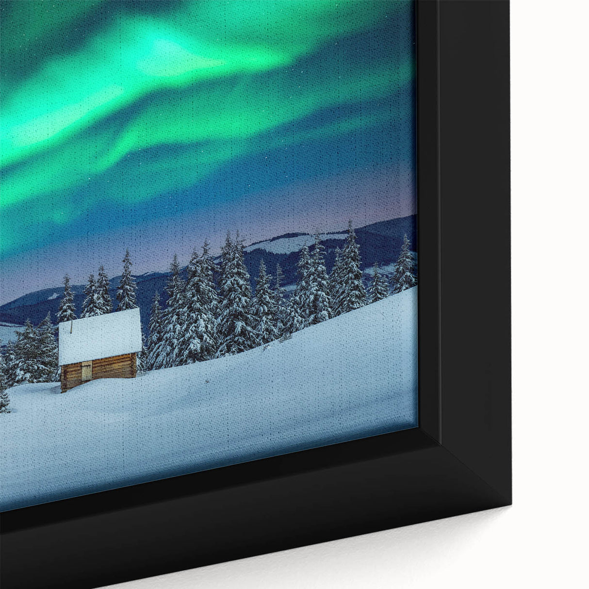 Extra large framed canvas depicting a textured, colorful abstract scene, ideal for living room decor.