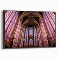Black and white vintage poster art of Paris landscape on framed canvas, ideal for bedroom decor.