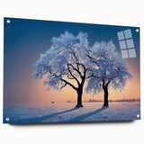 Large abstract wall art of a European scenery in Latvia, depicted in muted earth tones on acrylic glass.