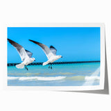 Extra large rolled print of Yucatan scenery with vibrant floral elements, suitable for dining room or bathroom wall art.