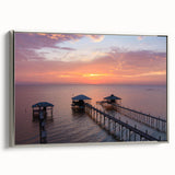 Landscape art painting of Alabama scenery on framed canvas.