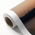 Art Deco poster of Connecticut scenery in pastel shades on rolled canvas, ideal for nursery wall art.