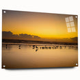 Acrylic print of a Daytona beach scene in soft pastel shades, ideal for bedroom or dining room decor.