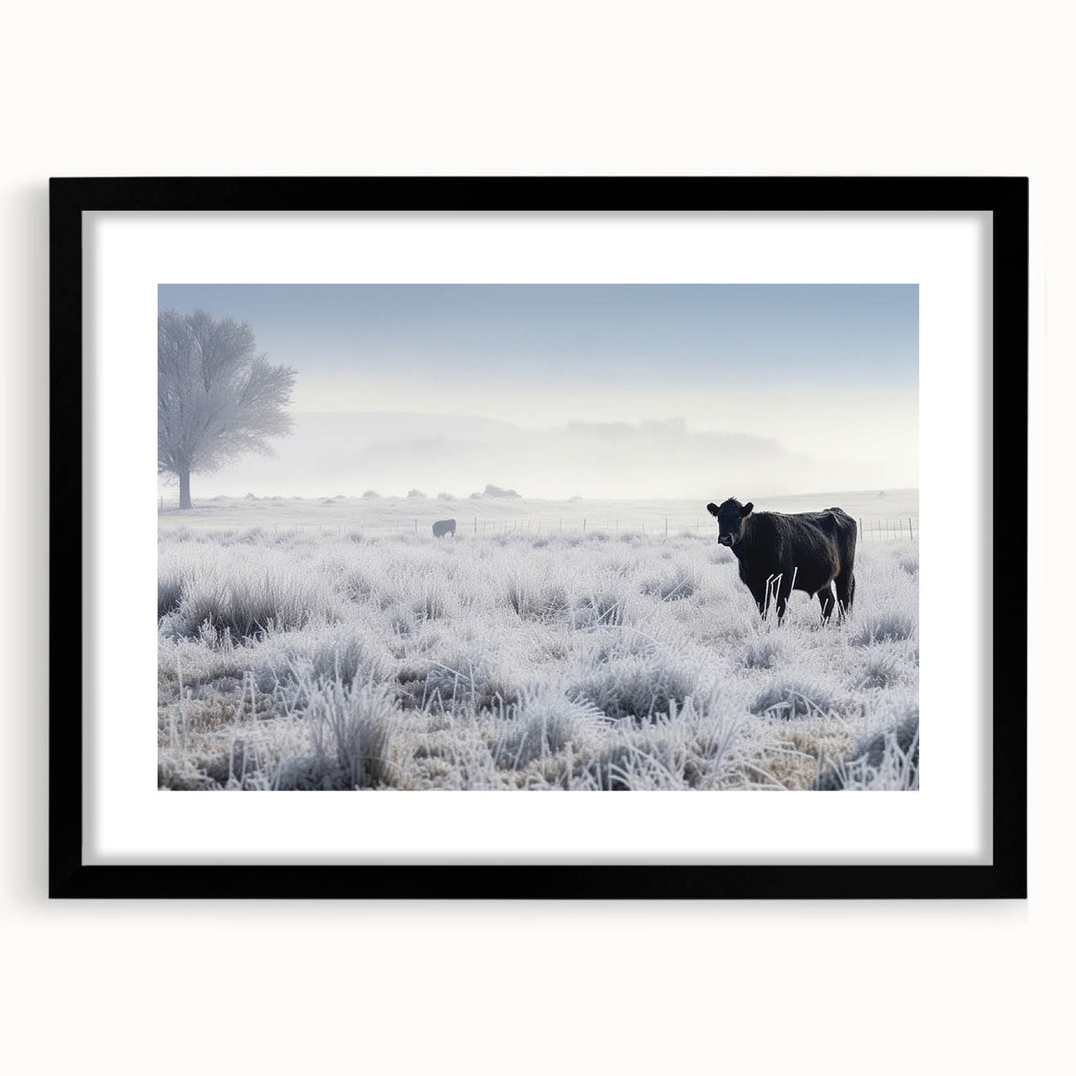 Extra large framed abstract art print featuring a colorful, textured Idaho scenery, ideal for living room decor.