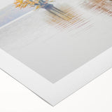 Art deco poster of Louisiana scenery in pastel shades on rolled canvas, suitable for dining room wall art.