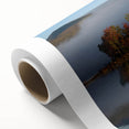 Art Deco poster of Vermont scenery in pastel colors on rolled canvas, ideal for nursery wall art.
