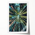Extra large rolled print of spring floral art in pastel shades, suitable for art wall dining room.