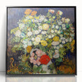 Large abstract wall art in mid-century modernist style.
