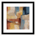 Geometric Abstract Wall Decor – Earth Tone Modern Canvas Print