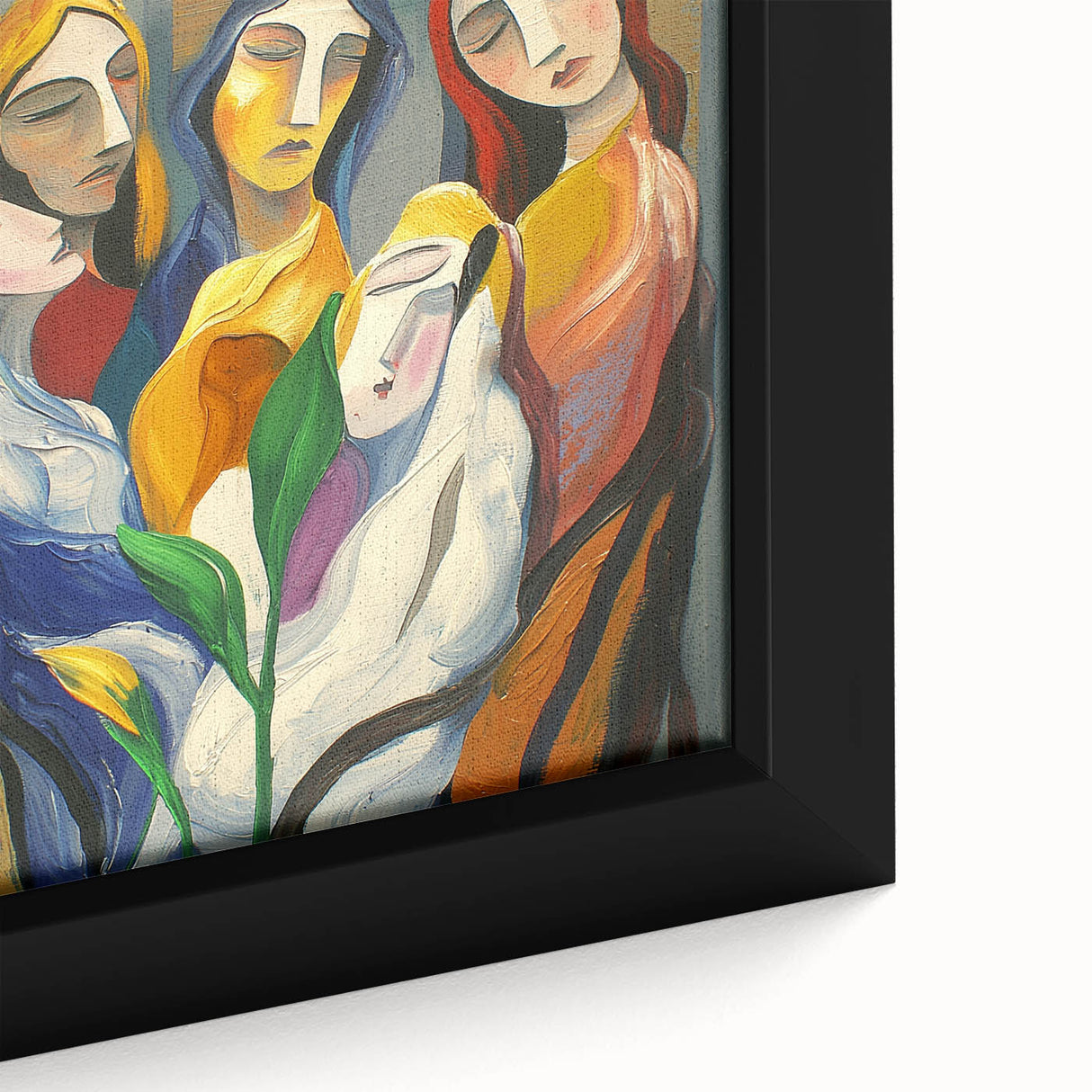 Modern Abstract Living Room Wall Art – Large Canvas & Framed Art
