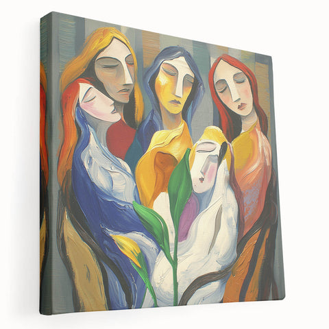 Modern Abstract Living Room Wall Art – Large Canvas & Framed Art