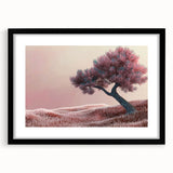 Abstract floral frame artwork with a mat in black, showcasing vibrant colors and intricate designs, perfect for home decor or modern art display.