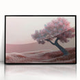 Framed black acrylic artwork showcasing vibrant abstract floral designs, perfect for modern home decor. Ideal for adding a pop of color and elegance to any room.