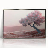 Framed acrylic artwork showcasing a vibrant abstract floral design in silver tones, perfect for modern home decor. Ideal for adding a touch of elegance to any room.