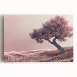Abstract floral design on stretched canvas, showcasing vibrant colors and intricate patterns, perfect for modern home decor, wall art, or office aesthetics.