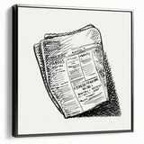 Expressionist Art - Telegraph by Leo Gestel Modern Wall Art Print