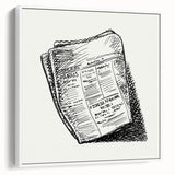 Expressionist Art - Telegraph by Leo Gestel Modern Wall Art Print