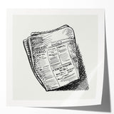 Expressionist Art - Telegraph by Leo Gestel Modern Wall Art Print