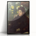 Impressionist Portrait - Mademoiselle Malo by Degas Wall Art Print