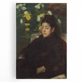 Impressionist Portrait - Mademoiselle Malo by Degas Wall Art Print