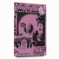 Nirvana Concert Poster - Retro Pink Art - Vintage 90s Grunge Print