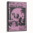 Nirvana Concert Poster - Retro Pink Art - Vintage 90s Grunge Print