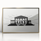 Expressionist Art - Temple with Two Hearts by Leo Gestel Wall Art