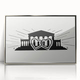 Expressionist Art - Temple with Two Hearts by Leo Gestel Wall Art