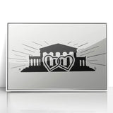 Expressionist Art - Temple with Two Hearts by Leo Gestel Wall Art