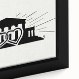 Expressionist Art - Temple with Two Hearts by Leo Gestel Wall Art