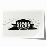 Expressionist Art - Temple with Two Hearts by Leo Gestel Wall Art